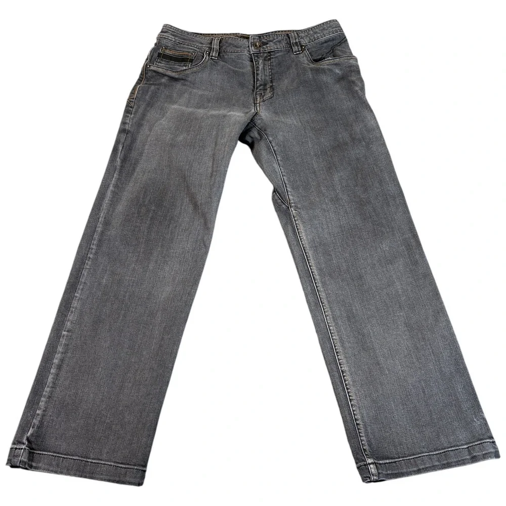 prAna Born From The Experience‎ Bridger Jeans Mens 33x30 (33x28.5) Gray Straight